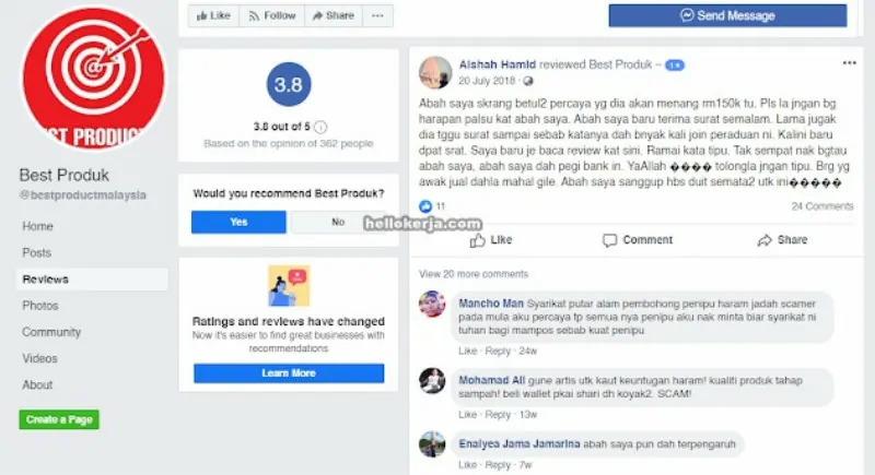 betul ke best products ni. Ke scammer?