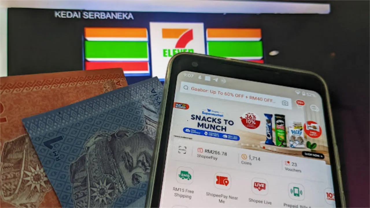 cara topup shopeepay di 7-eleven