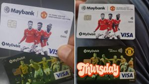 Cara Tukad Kad ATM/Debit Maybank Edisi 'Manchester United' Secara Online Menggunakan Maybank2u