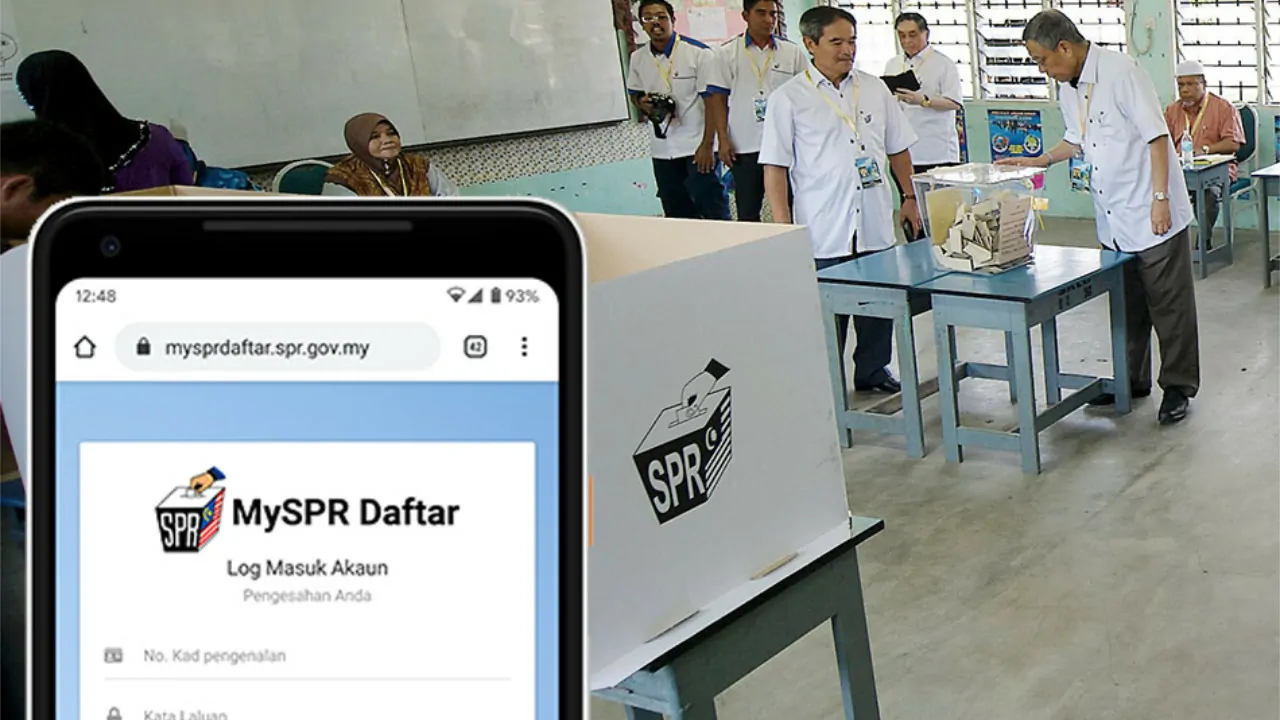 cara daftar mengundi myspr daftar