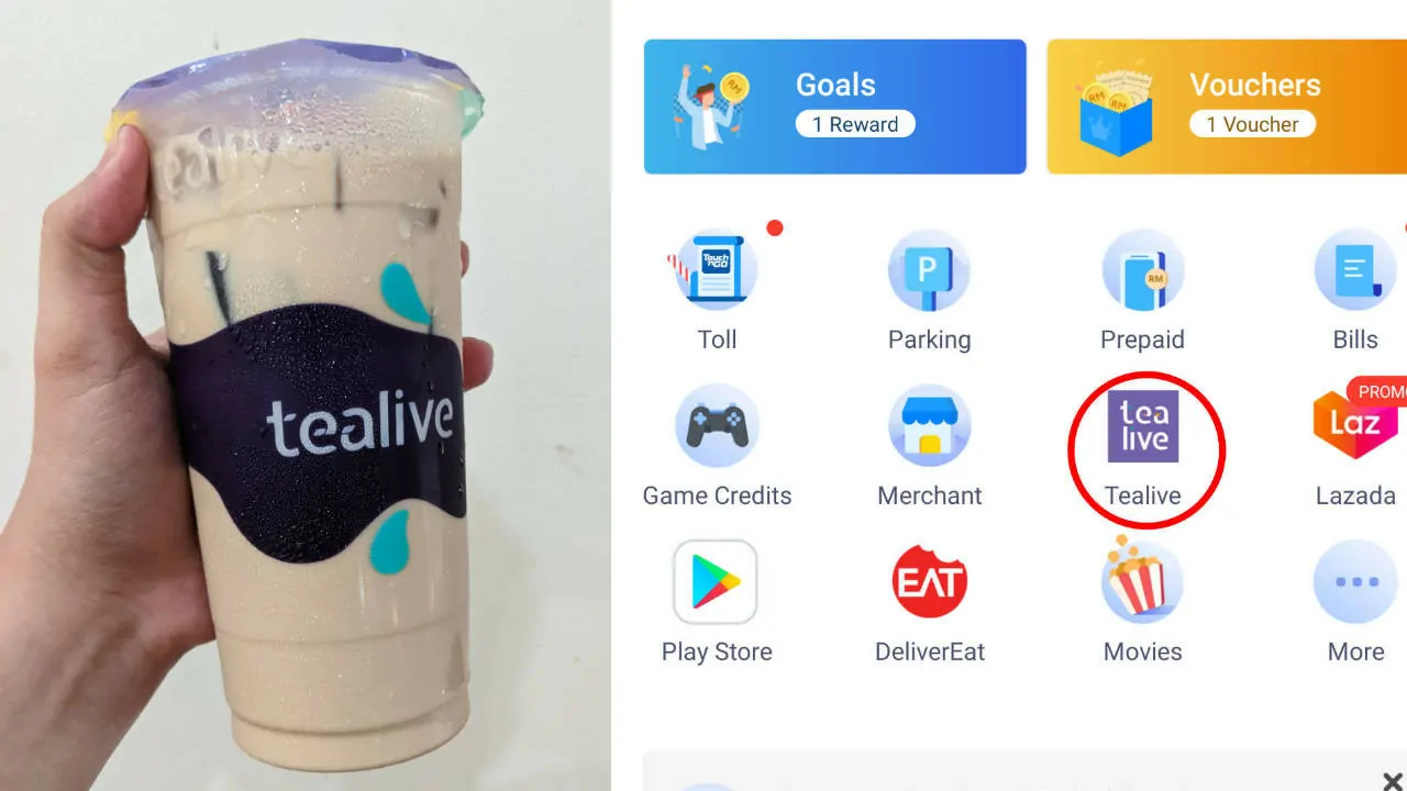 cara order tealive online