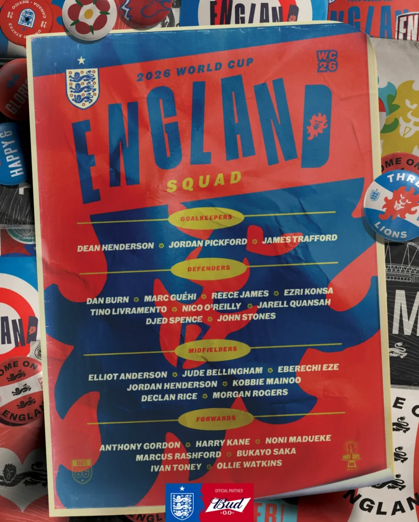 Skuad England