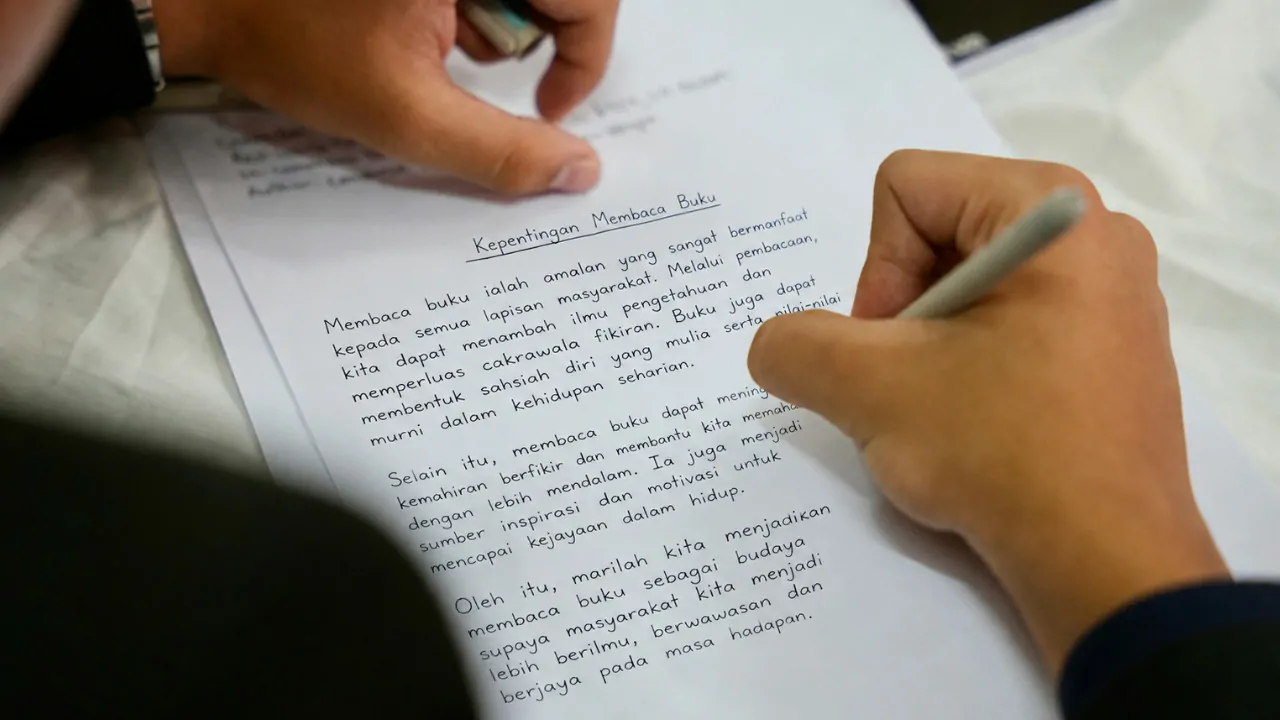 contoh penanda wacana untuk karangan